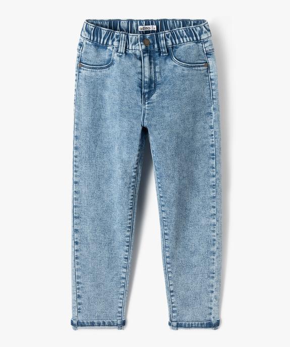 Jean coupe ballon avec taille élastique garçon vue1 - GEMO 4G GARCON - GEMO