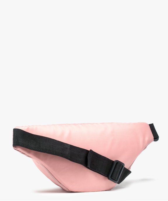 Sac banane femme en polyester recyclé vue2 - GEMO 4G FEMME - GEMO