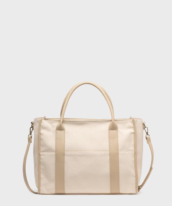 Sac cabas en toile femme vue1 - GEMO (ACCESS) - GEMO