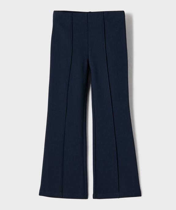 Pantalon en maille coupe flare fille vue1 - GEMO 4G FILLE - GEMO
