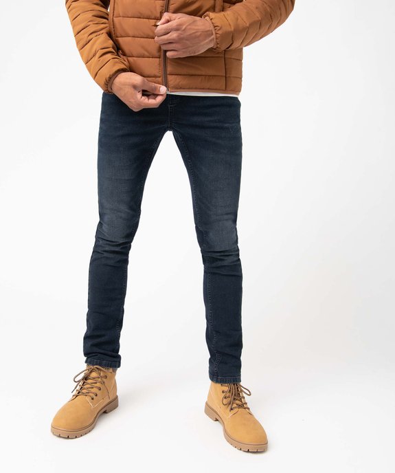 Jean homme coupe Skinny délavé  vue1 - GEMO 4G HOMME - GEMO