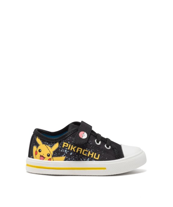 Baskets garçon en toile imprimées Pikachu - Pokemon vue1 - POKEMON - GEMO