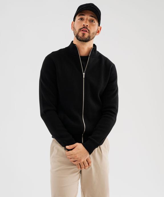 Gilet zippé à col montant homme vue2 - GEMO (HOMME) - GEMO