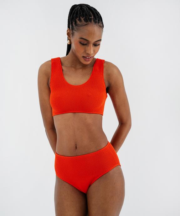 Culotte de bain extensible taille unique femme vue3 - GEMO (PLAGE) - GEMO