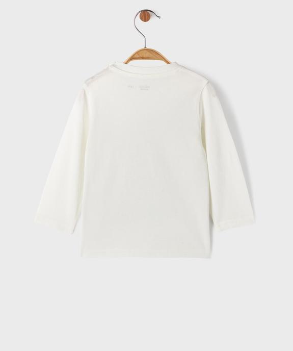 Tee-shirt manches longues avec motif voiture bébé garçon vue3 - GEMO 4G BEBE - GEMO