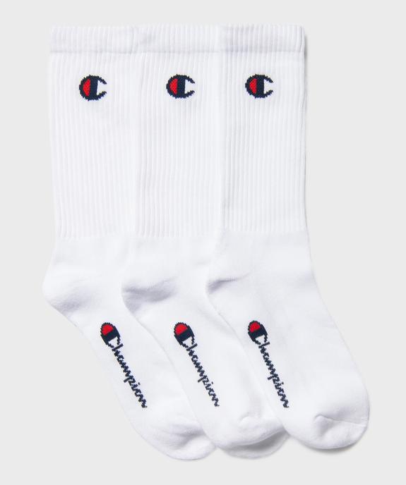 Chaussettes de sport hautes homme (lot de 3) - Champion  vue1 - CHAMPION USA - GEMO