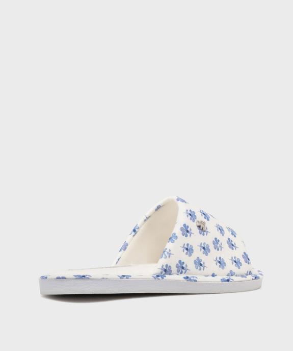 Mules ouvertes à motifs fleuris femme - LuluCastagnette vue4 - LULUCASTAGNETTE - GEMO