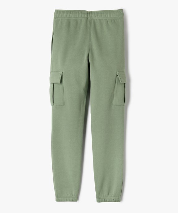 Pantalon de jogging coupe cargo garçon vue3 - GEMO (JUNIOR) - GEMO