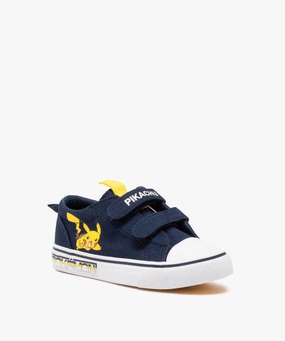 Baskets garçon en toile à bout renforcé - Pikachu vue2 - POKEMON - GEMO
