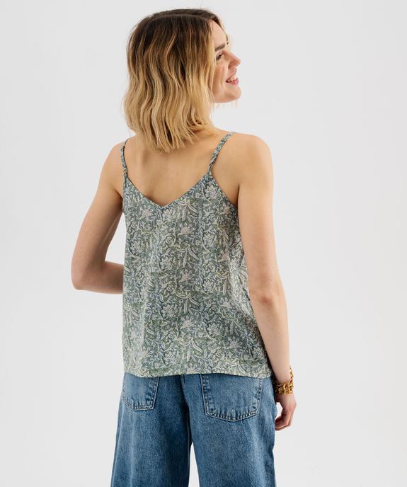 Tee-shirt rayé à manches ultra courtes femme vue3 - GEMO 4G FEMME - GEMO