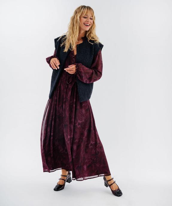 Gilet sans manches coupe oversize femme vue4 - GEMO(FEMME PAP) - GEMO