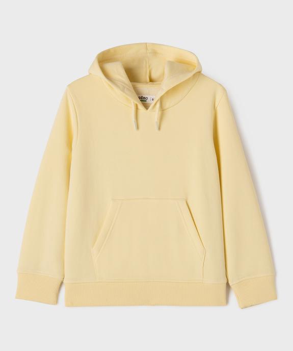 Sweat à capuche avec intérieur molletonné garçon vue2 - GEMO 4G GARCON - GEMO