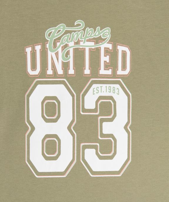 Pyjashort bicolore avec inscription XXL fille - Camps United vue2 - CAMPS - GEMO