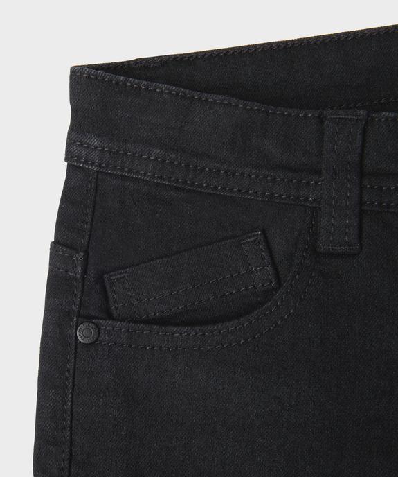 Bermuda en denim coupe slim garçon vue6 - GEMO (JUNIOR) - GEMO