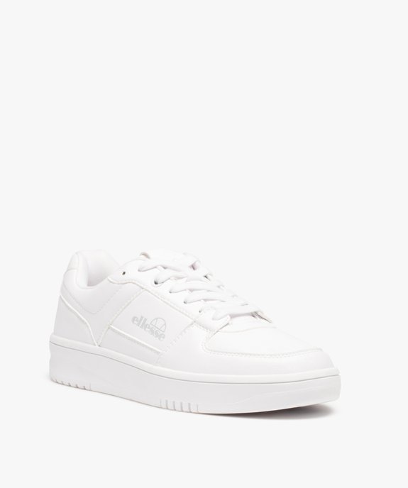 Baskets homme style tennis unies à lacets – Ellesse Mendita vue2 - ELLESSE - GEMO