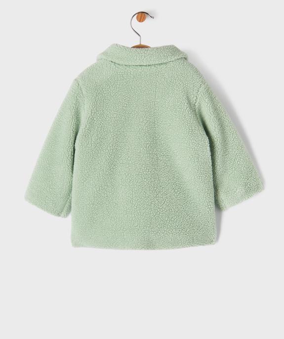 Manteau en sherpa fermeture boutons bébé fille - GEMO(BEBE DEBT) Manteau en sherpa fermeture boutons bébé fille vue5 - GEMO(BEBE DEBT) - GEMO