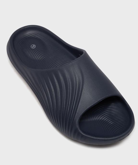 Mules de piscine moulées et unies homme vue5 - GEMO (PLAGE) - GEMO