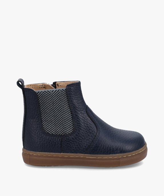 Boots bébé dessus cuir à zip - NA! vue1 - NA! - GEMO