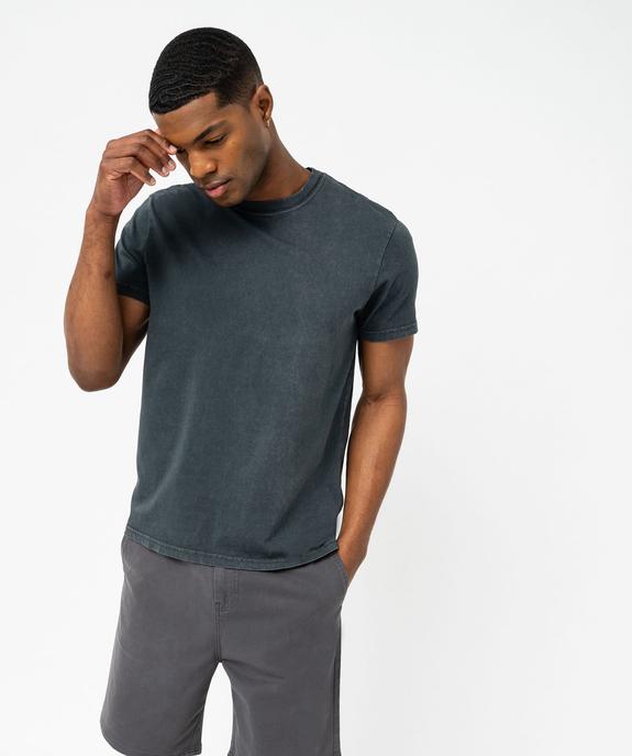 Tee-shirt à manches courtes uni homme vue1 - GEMO (HOMME) - GEMO