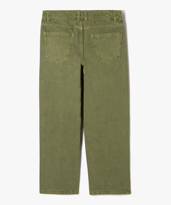 Jean Regular taille haute fille vue5 - GEMO 4G FILLE - GEMO