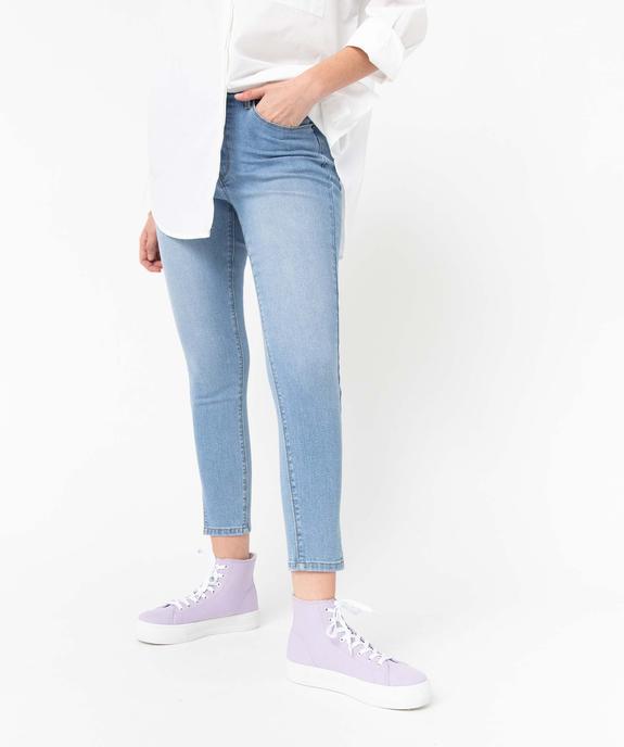 Jean femme coupe skinny longueur 7/8ème vue2 - GEMO(FEMME PAP) - GEMO