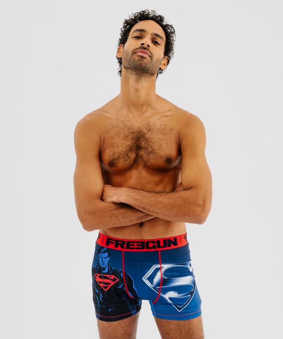 Boxer microfibre douce imprimée Superman homme - Freegun vue1 - FREEGUN - GEMO