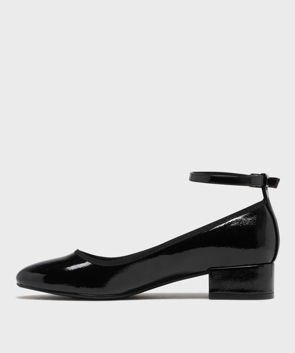 Ballerines à talon et bride cheville femme vue3 - FOLLOW ME - GEMO