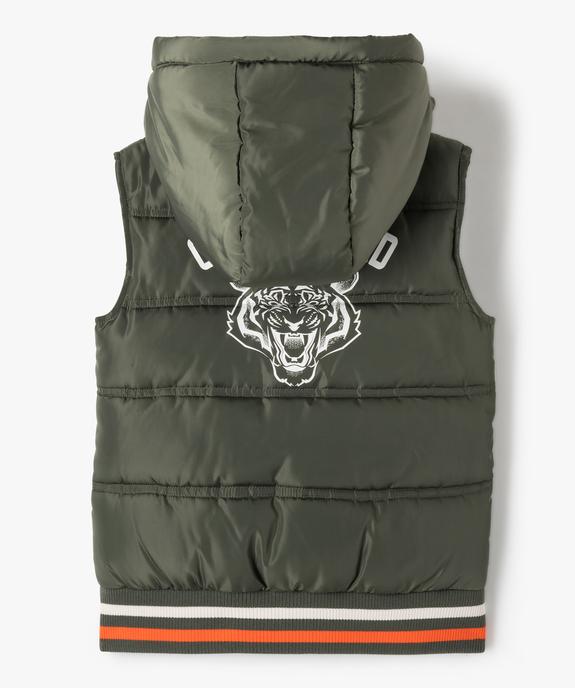 Blouson garçon sans manches matelassé - Camps United   vue4 - CAMPS UNITED - GEMO