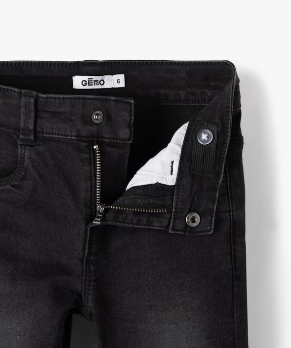 Jean fille coupe Skinny extensible vue2 - GEMO 4G FILLE - GEMO