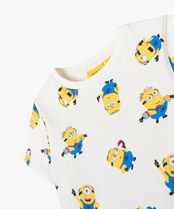 Tee-shirt manches courtes à motifs garçon - Les minions vue2 - MINIONS - GEMO