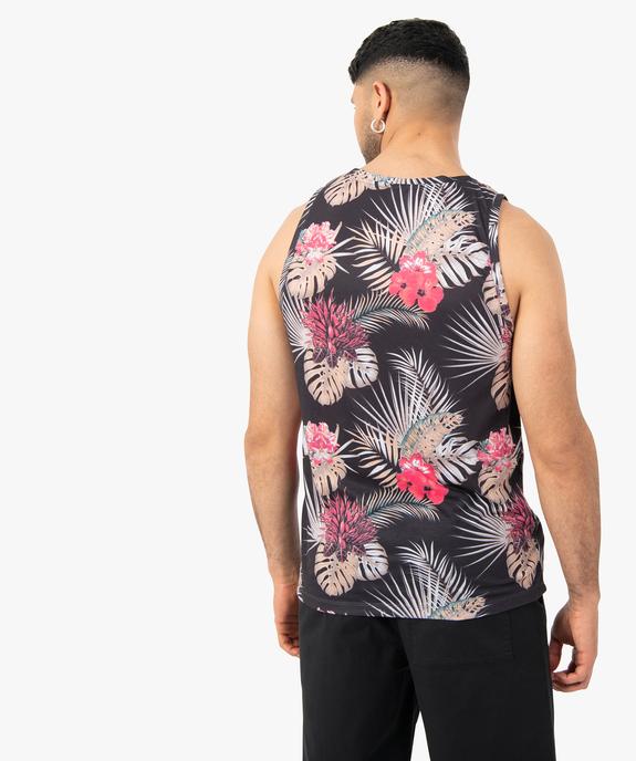 Débardeur homme à motifs fleuris  vue3 - GEMO (HOMME) - GEMO