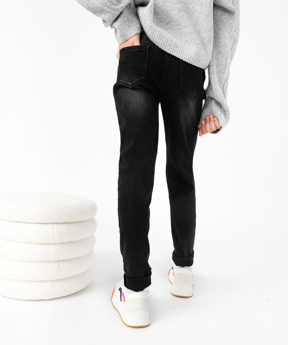 Jean fille coupe Slim ultra stretch vue5 - GEMO 4G FILLE - GEMO