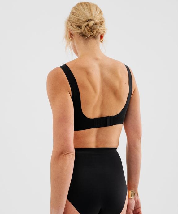 Soutien-gorge triangle en microfibre avec mousses amovibles femme vue2 - GEMO(HOMWR FEM) - GEMO