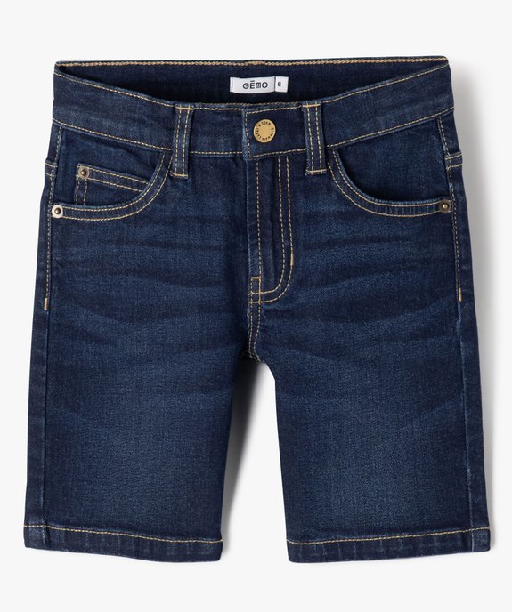 Bermuda garçon en jean vue2 - GEMO (ENFANT) - GEMO