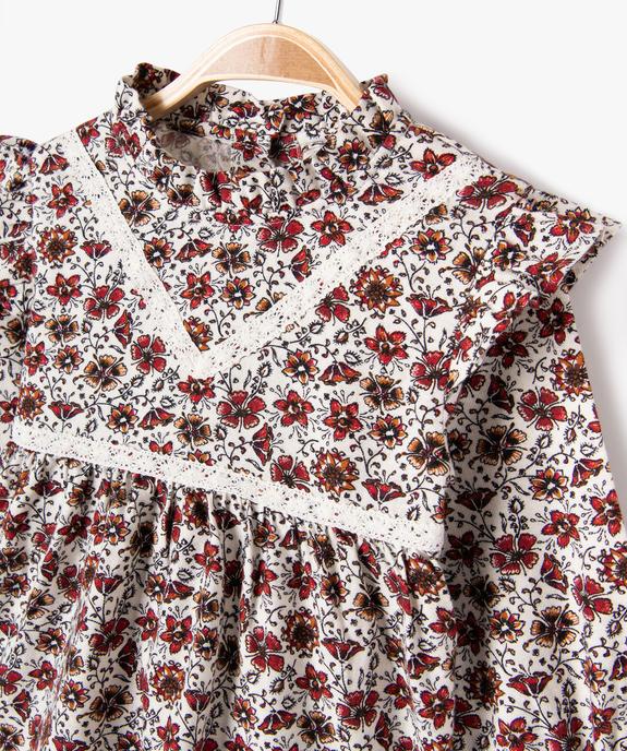 Blouse à manches longues à motifs fleuris bébé fille - LuluCastagnette vue2 - LULUCASTAGNETTE - GEMO