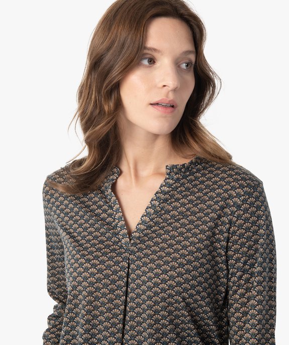 Tee-shirt femme à manches 3/4 vue2 - GEMO 4G FEMME - GEMO