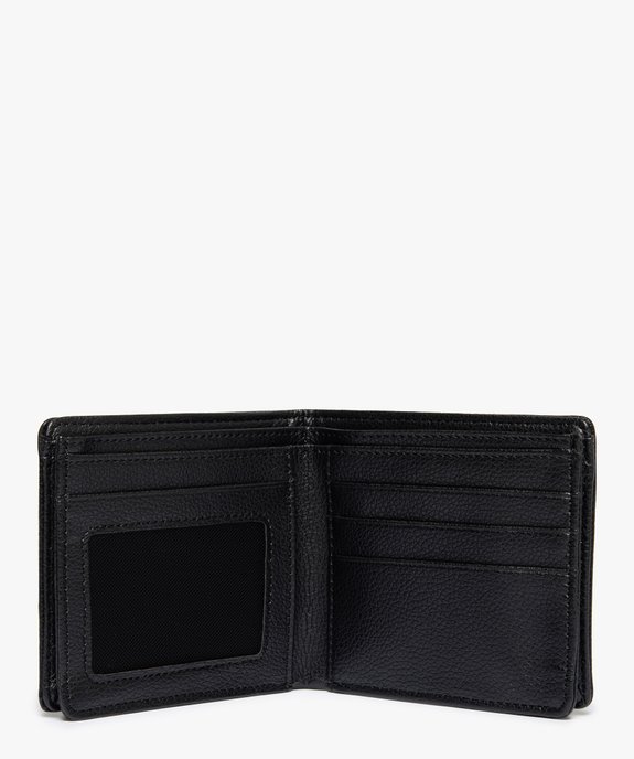 Portefeuille homme imitation cuir grainé 2 volets vue2 - GEMO (ACCESS) - GEMO