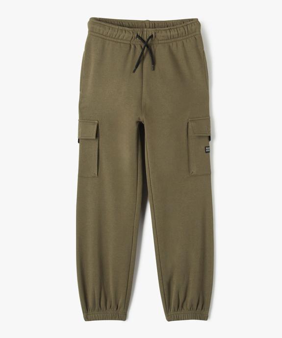 Pantalon cargo molletonné garçon vue2 - GEMO (JUNIOR) - GEMO