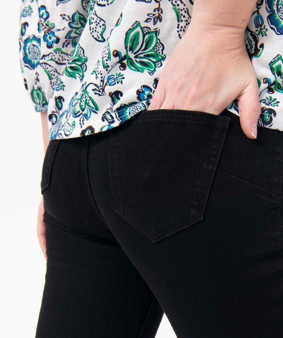Jegging femme taille haute vue2 - GEMO 4G FEMME - GEMO