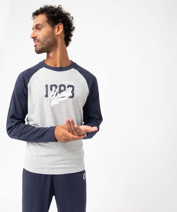 Pyjama homme bicolore - Camps United vue2 - CAMPS UNITED - GEMO