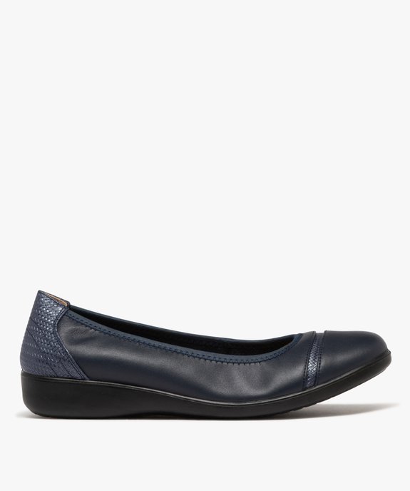 Ballerines confort en cuir femme vue1 - G'FLEX - GEMO