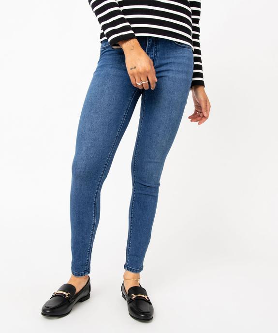 Jean skinny push-up femme  vue1 - GEMO(FEMME PAP) - GEMO