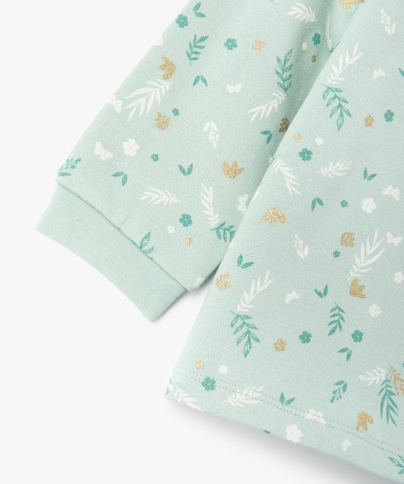 Pyjama bébé fille imprimé deux pièces vue3 - GEMO(BB COUCHE) - GEMO