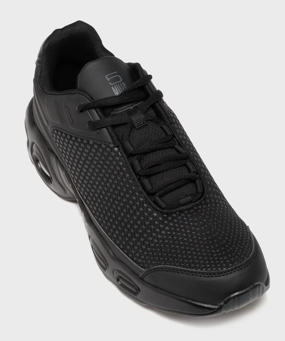 Baskets running en mesh renforcé avec semelle à bulle d'air homme  vue6 - 5 MILES - GEMO