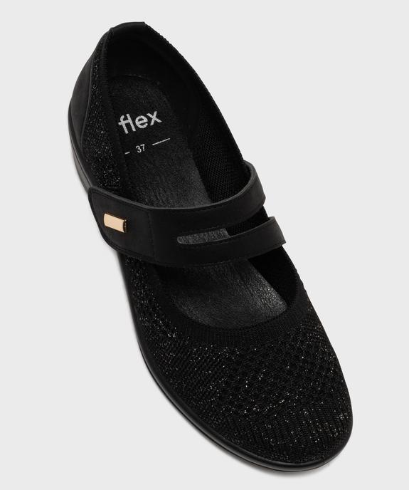 Ballerines confort en mesh fermeture scratch femme vue5 - G'FLEX GEMO FOR GOOD - GEMO