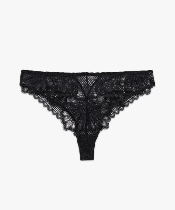 Tanga en dentelle femme vue4 - GEMO(HOMWR FEM) - GEMO