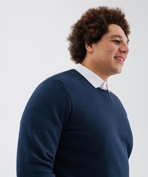 Sweat en molleton doux homme vue6 - GEMO 4G HOMME - GEMO