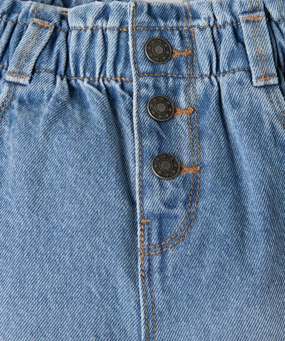 Jean Slouchy avec taille ajustable fille vue2 - GEMO (ENFANT) - GEMO