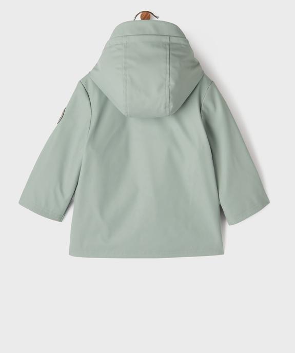 Imperméable à capuche et doublure polaire bébé  vue4 - GEMO(BEBE DEBT) - GEMO