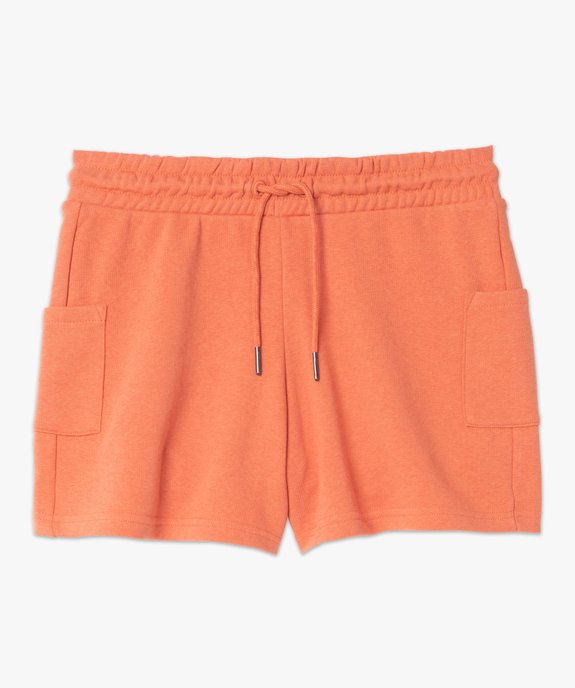 Short femme en maille avec ceinture élastiquée vue4 - GEMO(FEMME PAP) - GEMO
